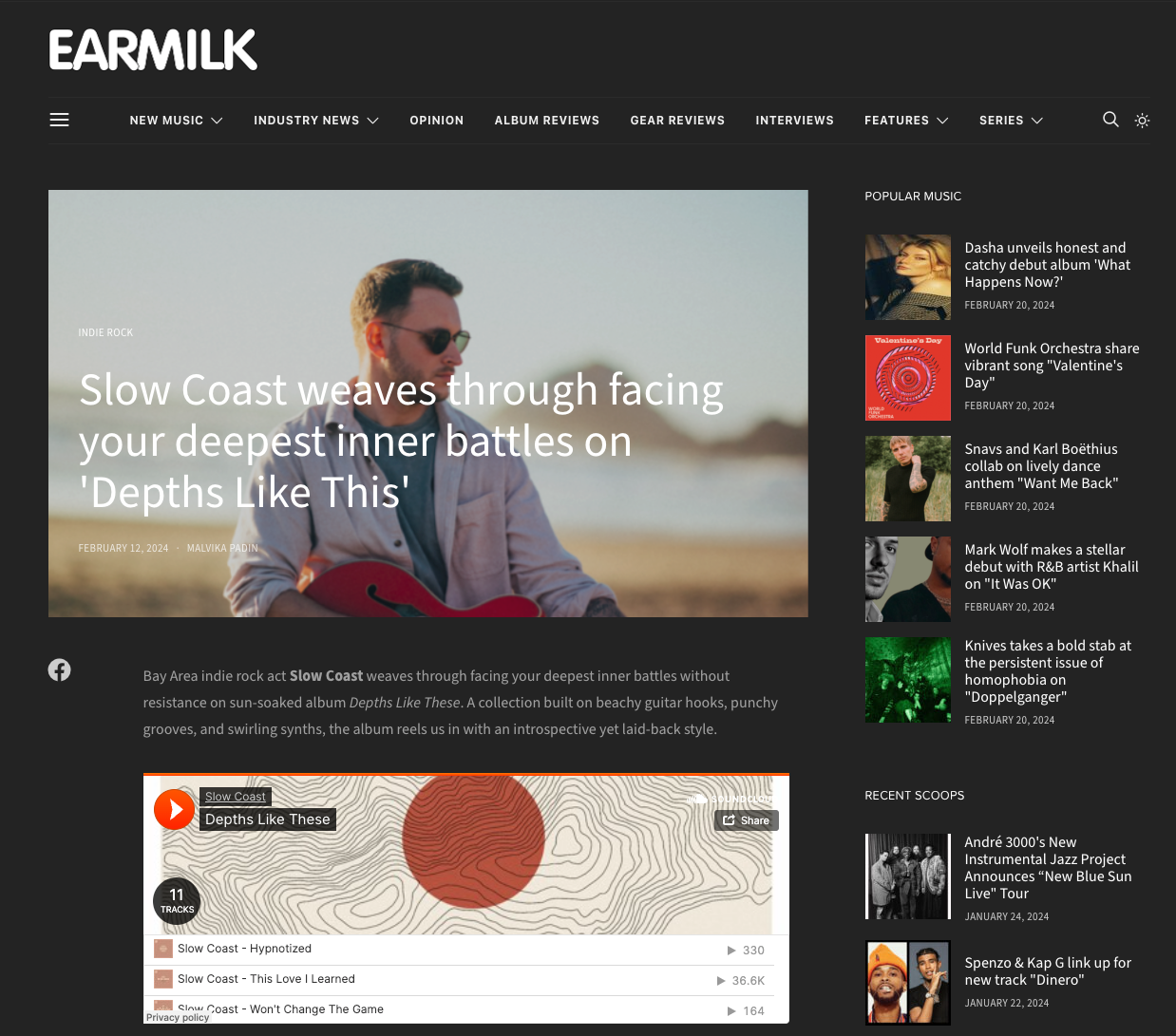slow coast beach indie pop rock summer hypnotized depths like these san francisco bay area matt lawton earmilk music blog