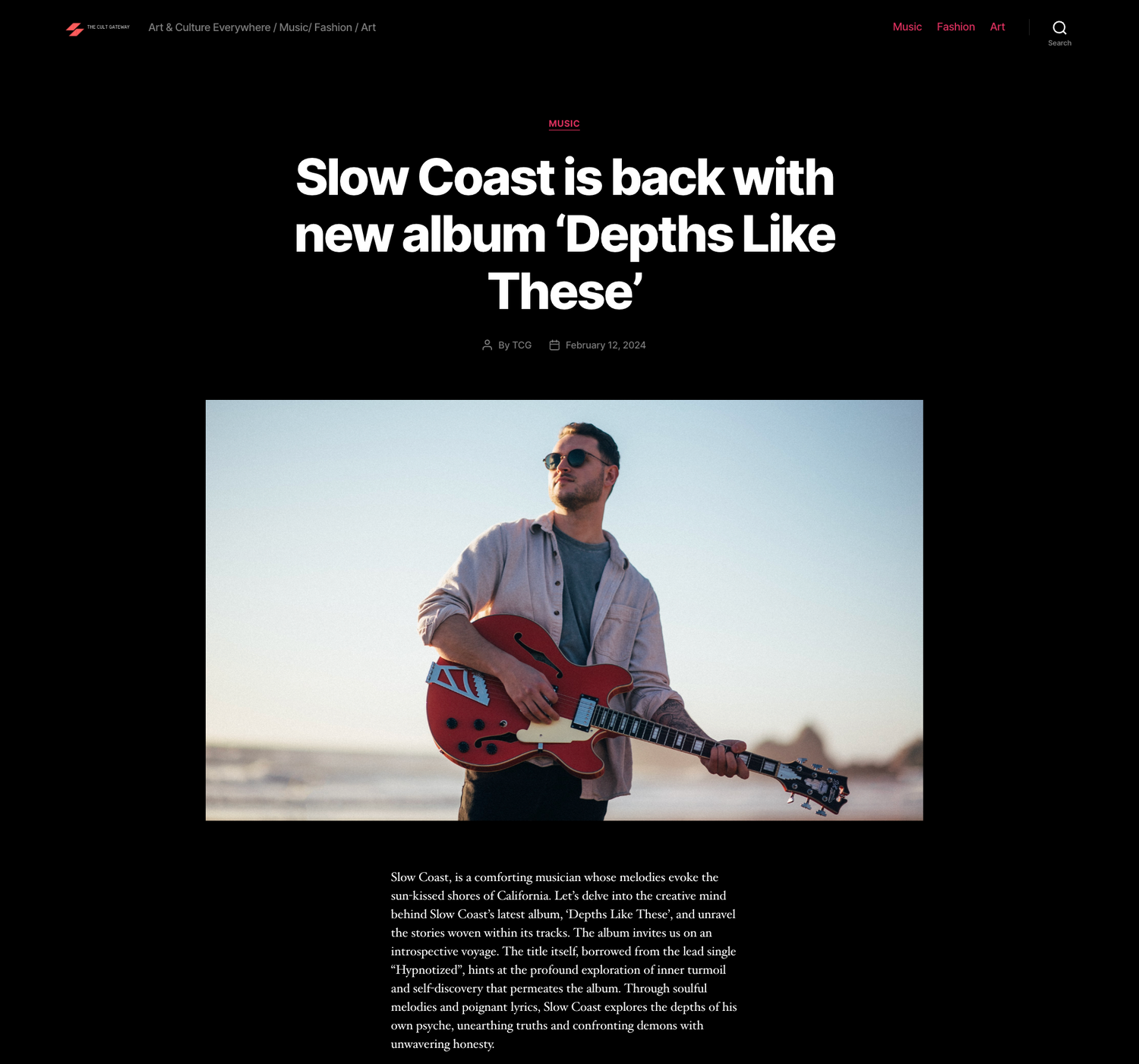 slow coast beach indie pop rock summer hypnotized depths like these san francisco bay area matt lawton the cult gateway music blog