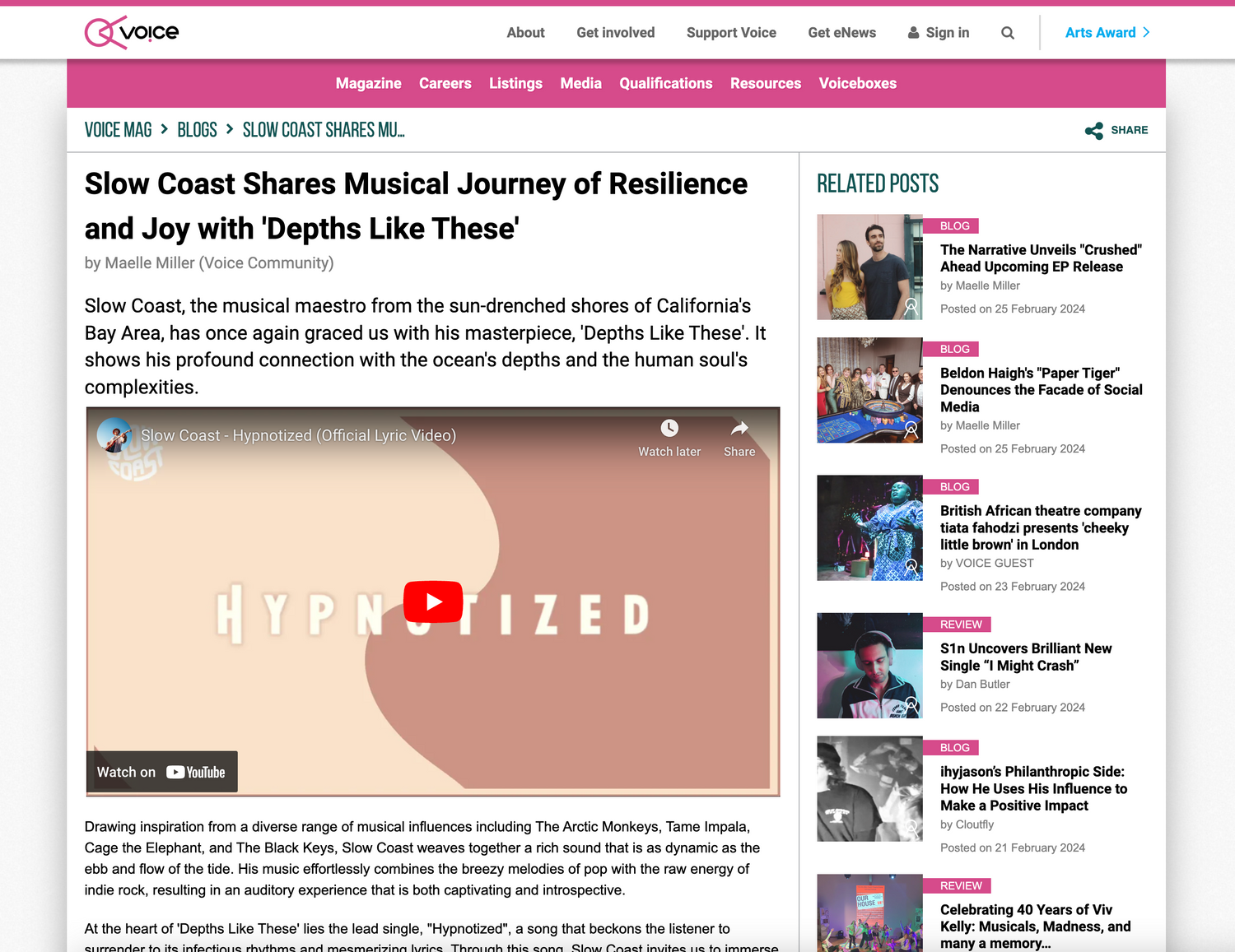 slow coast beach indie pop rock summer hypnotized depths like these san francisco bay area matt lawton voice magazine blog